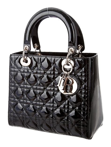 lady dior bag black.